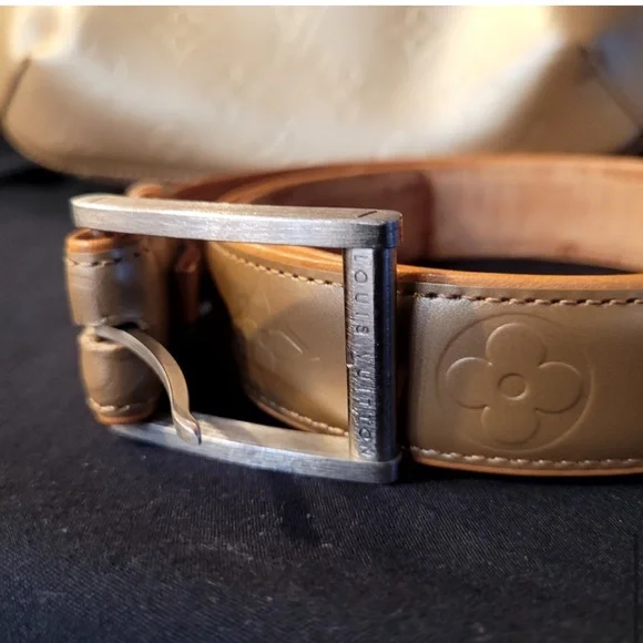 Louis Vuitton monogram belt | Mat Fowler patent leather LV Monogram Mat Fowler : r/handbags main image 3